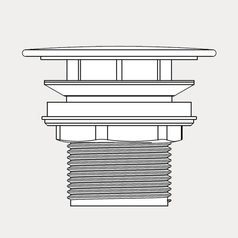 Kaldewei Free-Flow Waste with Enamelled Cover