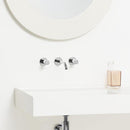 Kartell by Laufen Concealed, Three Hole Basin Mixer Chrome - Ideali