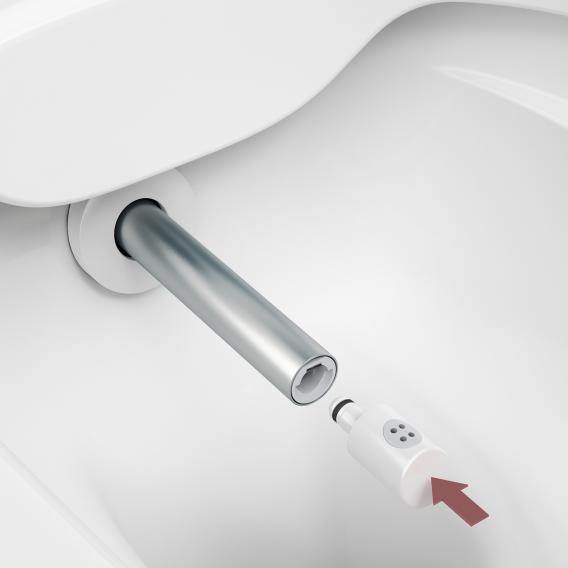 Laufen Cleanet Riva Shower Head, Cover Ring And Service Lever - Ideali