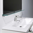 Laufen Frame 25 Glass Shelf Silver Anodised - Ideali