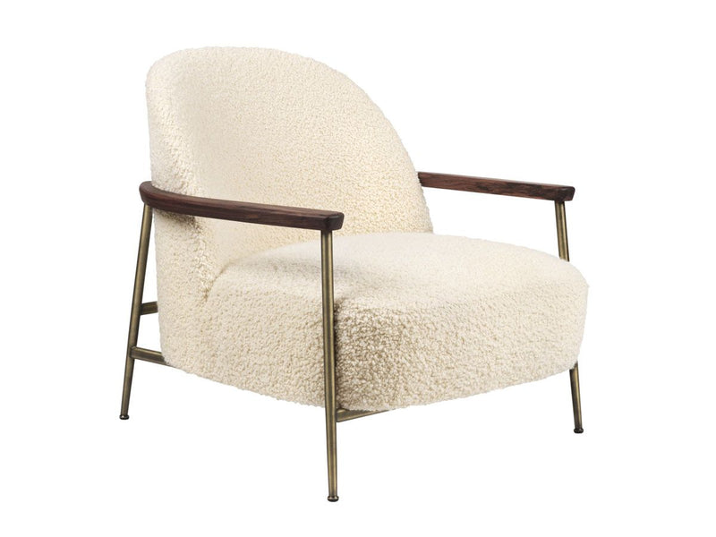 Gubi Sejour Lounge Chair with Armrest