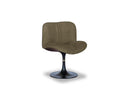 Baxter Marilyn Revolving Chair - Leather Kashmir Mimétique
