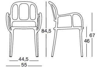 Magis Milà Stackable Chair - Ideali