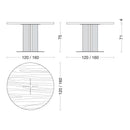 Riva 1920 Natura Rotondo Oak Table