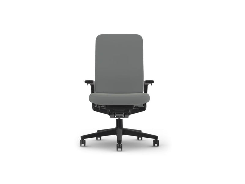Vitra Pacific Chair - Volo 14 Iron Grey / Deep Black