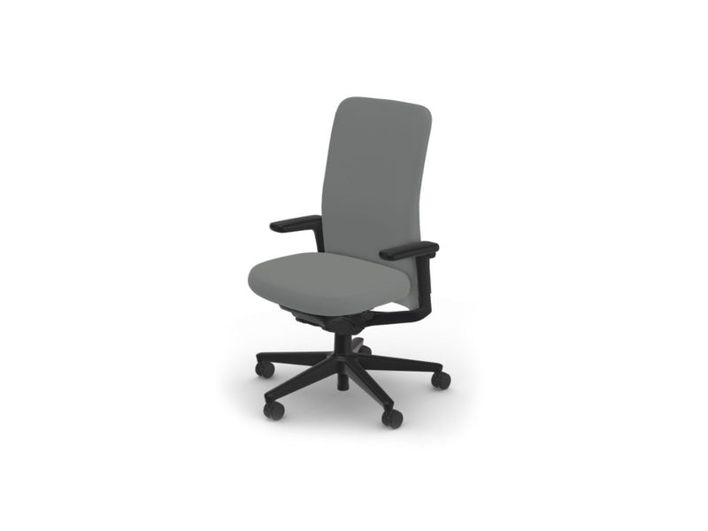 Vitra Pacific Chair - Volo 14 Iron Grey / Deep Black - Ideali