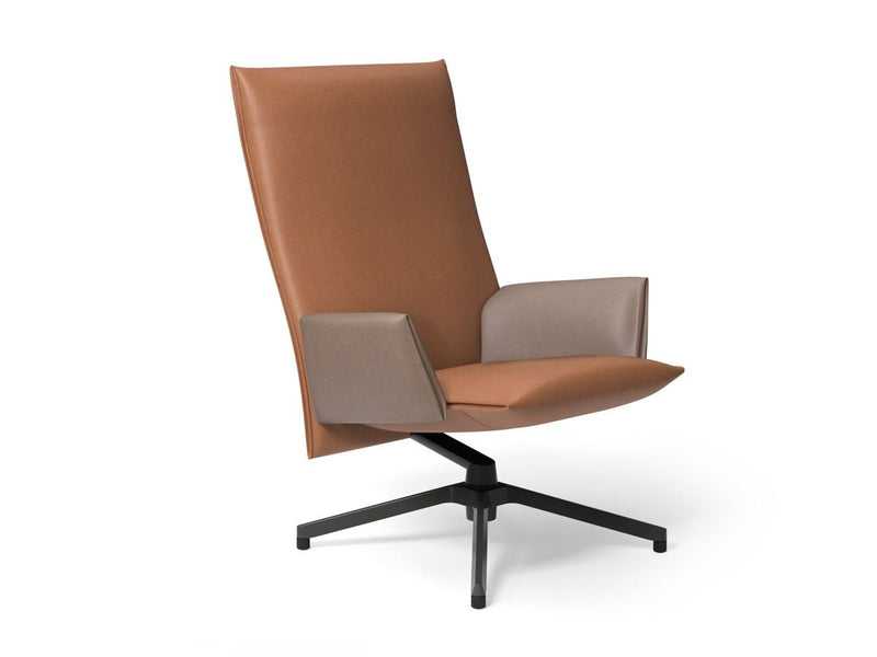 Pilot Soft Chair - High Backrest - Leather 0945 Tan/Monoplane