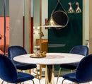 Gubi 2.0 Round Dining Table/Marble Top - Ideali