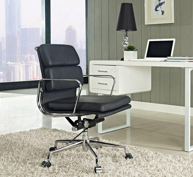 Vitra Soft Pad EA 217 Chair - Low Backrest - Ideali
