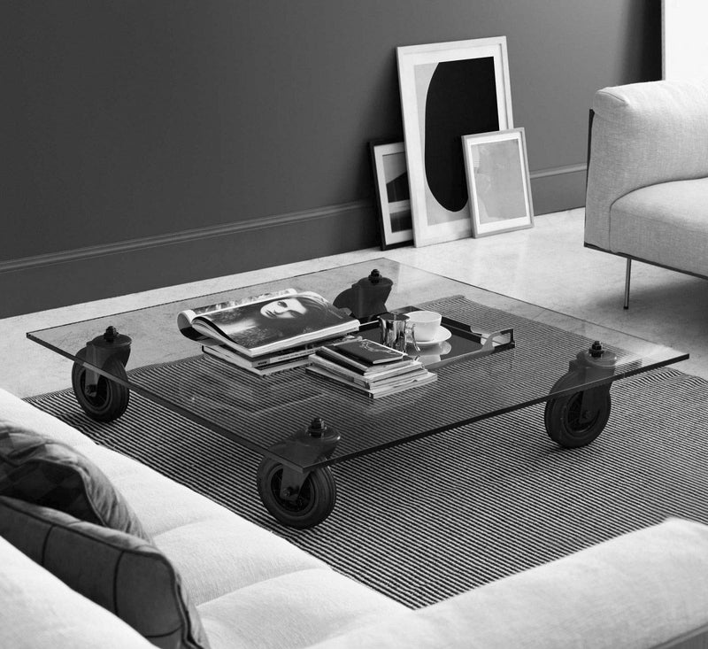Gae Aulenti Tavolino Con Ruote Design FontanaArte Tavolo Con Ruote