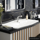 Victoria + Albert Mandello 114 Solo drop-in washbasin white, with 1 tap hole