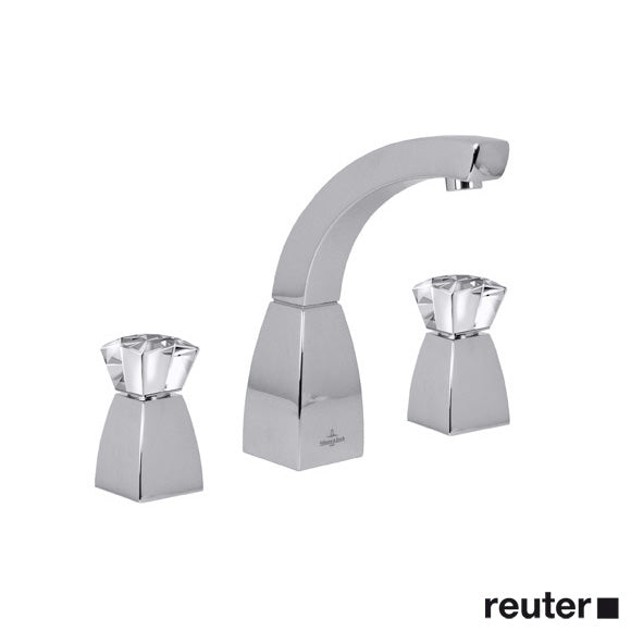 Villeroy & Boch Square Exclusive Three Hole Basin Mixer