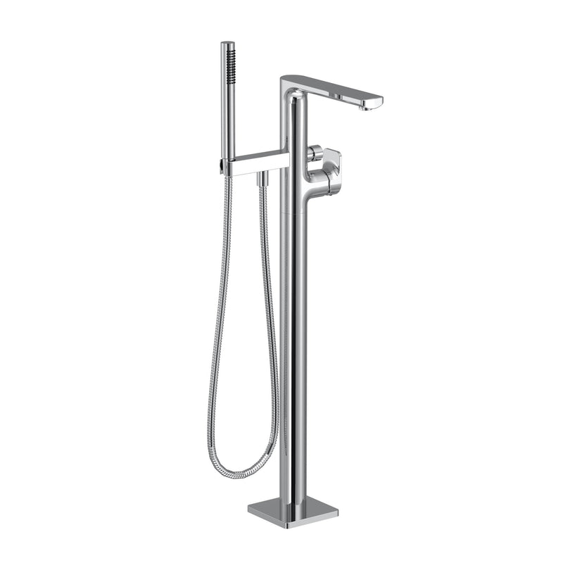 Villeroy & Boch Cut Single Lever Bath Mixer with Stand Pipe, Freestanding