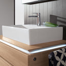 Villeroy &amp; Boch Memento washbasin white, with CeramicPlus, with 1 tap hole, grounded, with overflow
