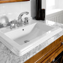 Villeroy &amp; Boch Hommage drop-in washbasin white, with CeramicPlus, with 1 tap hole