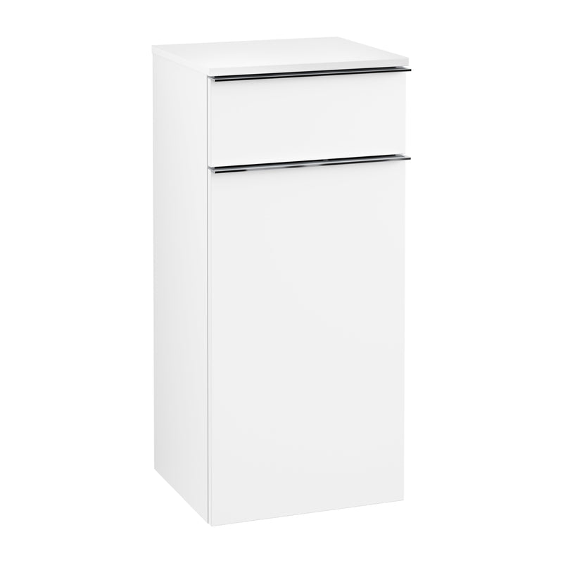 Villeroy &amp; Boch drawer front including handle for Venticello side unit front matt white, handle chrome