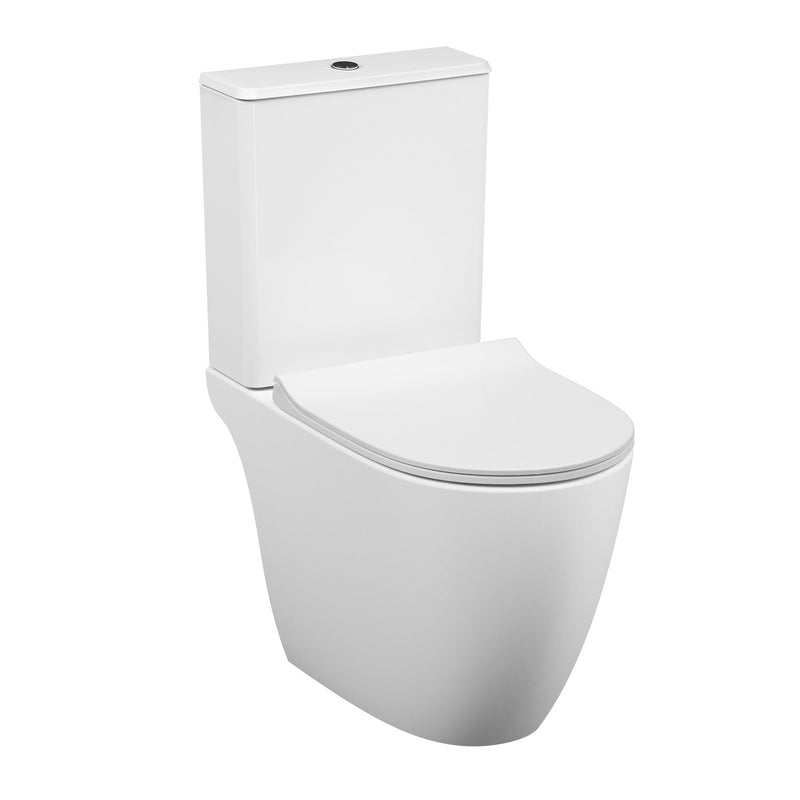 VitrA Sento VitrAflush 2.0 Close-Coupled Toilet, Open Back