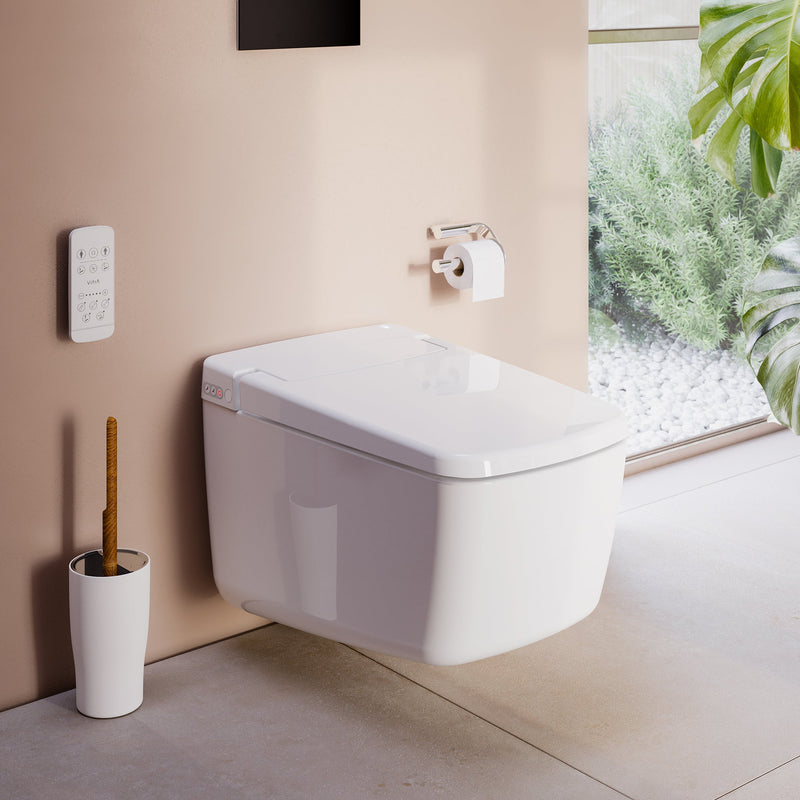 VitrA V-Care Prime Lite Shower Toilet and Toilet Seat Set
