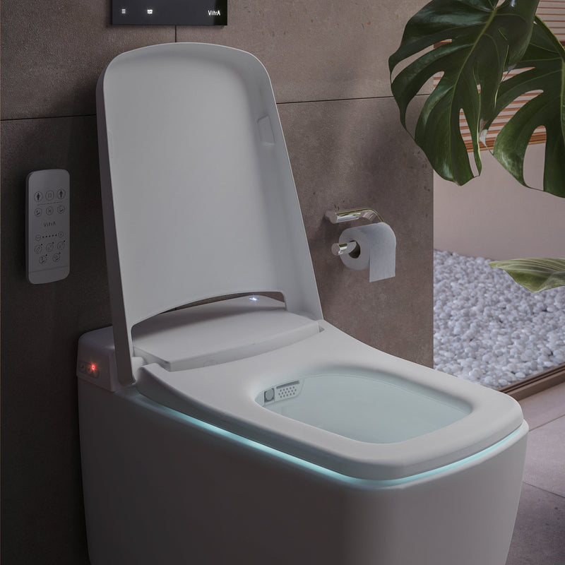 VitrA V-Care Prime Lite Shower Toilet and Toilet Seat Set