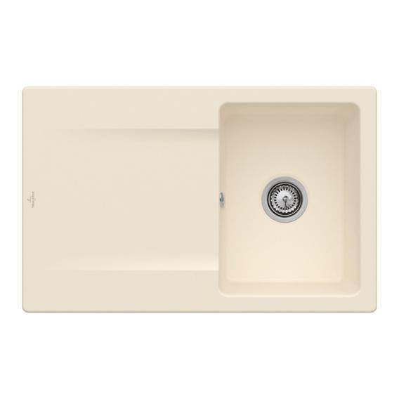 Villeroy & Boch Siluet 45 Built-In Sink With Draining Board - Ideali