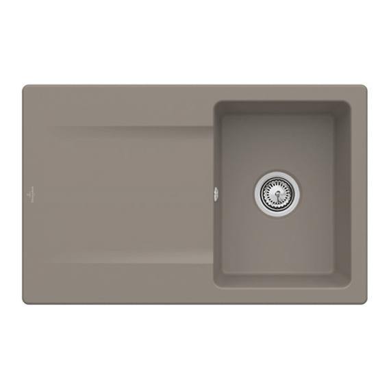 Villeroy & Boch Siluet 45 Built-In Sink With Draining Board - Ideali