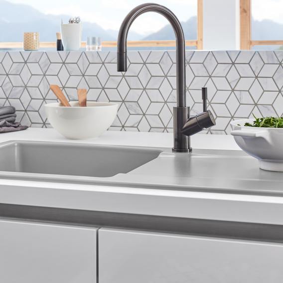 Villeroy & Boch Siluet 60 Built-In Sink With Draining Board - Ideali