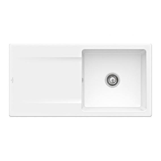 Villeroy & Boch Siluet 60 Flat Sink Flush-Mounted With Draining Board - Ideali