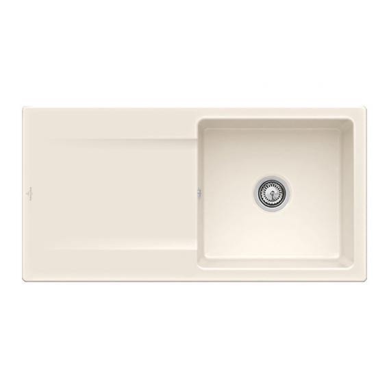 Villeroy & Boch Siluet 60 Built-In Sink With Draining Board - Ideali