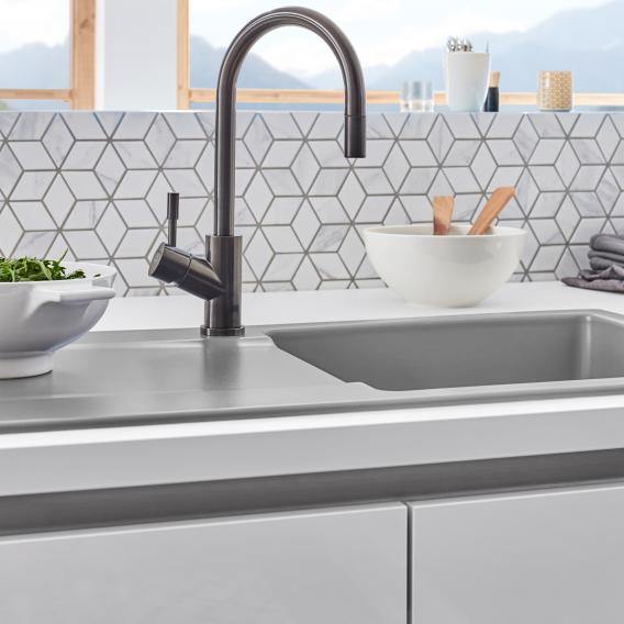 Villeroy & Boch Siluet 60 Built-In Sink With Draining Board - Ideali