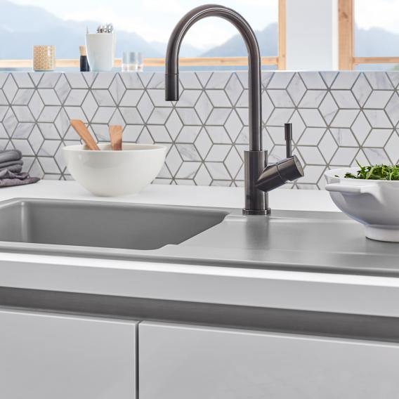 Villeroy & Boch Siluet 60 Built-In Sink With Draining Board - Ideali