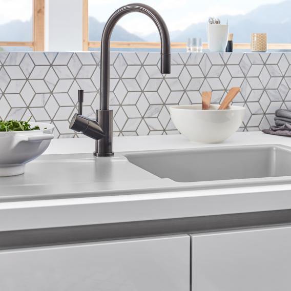 Villeroy & Boch Siluet 60 Built-In Sink With Draining Board - Ideali