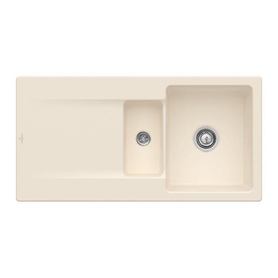 Villeroy & Boch Siluet 60 R Flat Sink Flush-Mounted With Draining Board - Ideali