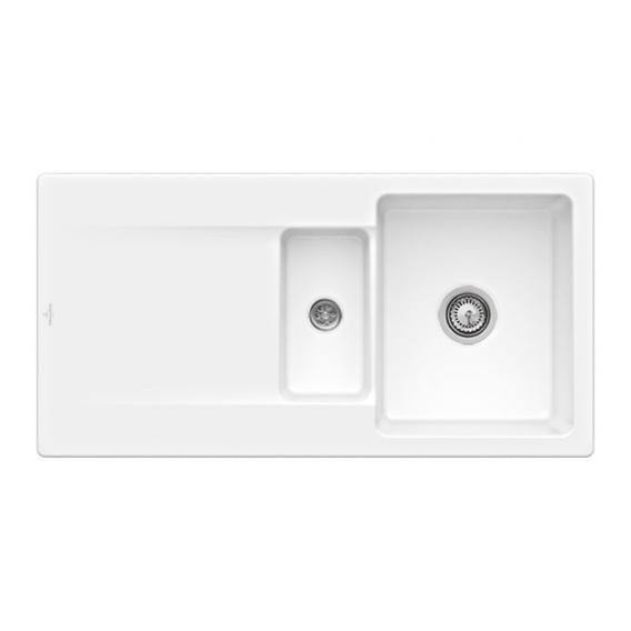 Villeroy & Boch Siluet 60 R Flat Sink Flush-Mounted With Draining Board - Ideali