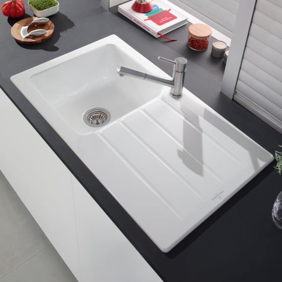 Villeroy & Boch Architectura 50 Built-In Sink With Draining Board - Ideali