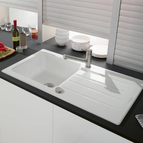 Villeroy & Boch Architectura 60 Built-In Sink With Draining Board - Ideali