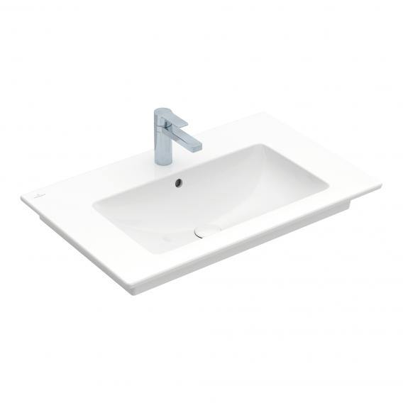 Villeroy & Boch Venticello Washbasin With Vanity Unit With 2 Pull-Out Compartments White, With Ceramicplus, With 1 Tap Hole, With Overflow - Ideali
