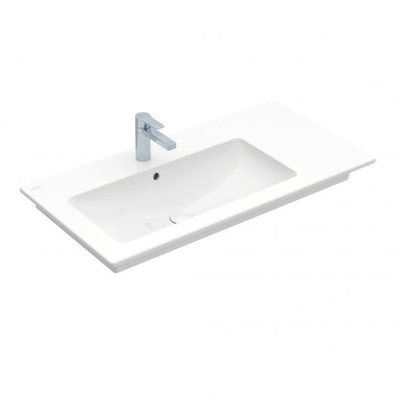 Villeroy & Boch Venticello Washbasin With Vanity Unit With 2 Pull-Out Compartments White, With Ceramicplus, With 1 Tap Hole, With Overflow - Ideali