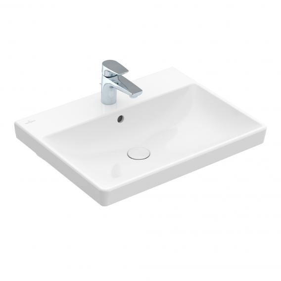 Villeroy & Boch Avento Washbasin With Vanity Unit With 2 Pull-Out Compartments White, With Ceramicplus, With 1 Tap Hole, With Overflow - Ideali