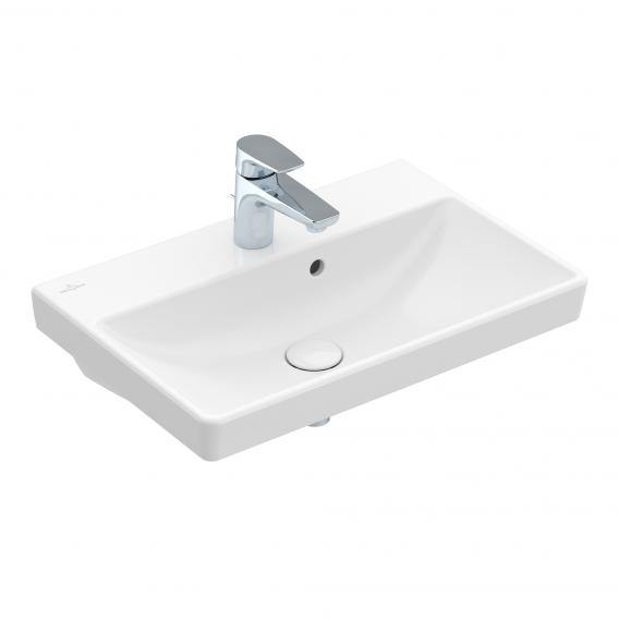 Villeroy & Boch Avento Washbasin With Vanity Unit With 1 Door White, With Ceramicplus, With Overflow - Ideali