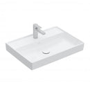 Villeroy & Boch Collaro Washbasin White, With Ceramicplus, With 1 Tap Hole, With Overflow, Grounded - Ideali