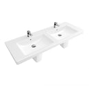 Villeroy & Boch Subway 2.0 Double Washbasin With Vanity Unit With 4 Pull-Out Compartments White, With Ceramicplus, With Overflow - Ideali