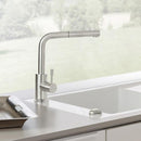 Villeroy & Boch Steel Shower Kitchen Mixer - Ideali
