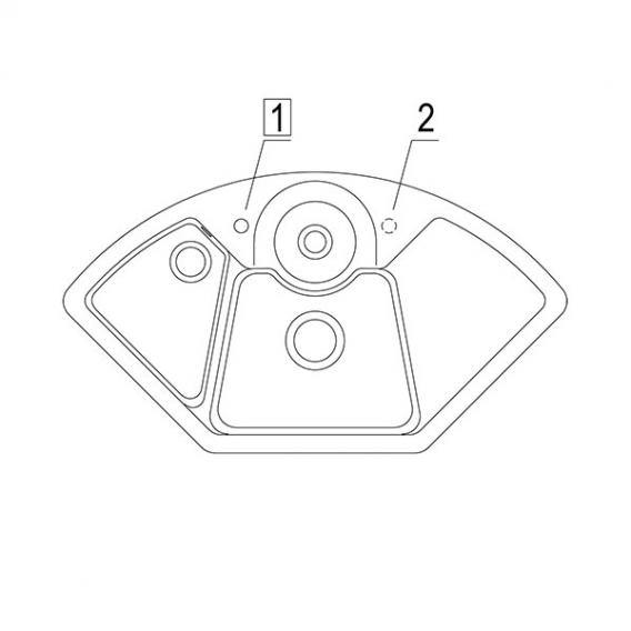 Villeroy & Boch Solo Corner Sink - Ideali