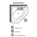 Villeroy & Boch Loop & Friends Square Duo Corner Whirlbath - Ideali