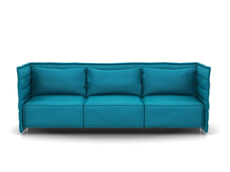 Vitra Alcove Plume Contract Three-Seater Sofa - Ideali