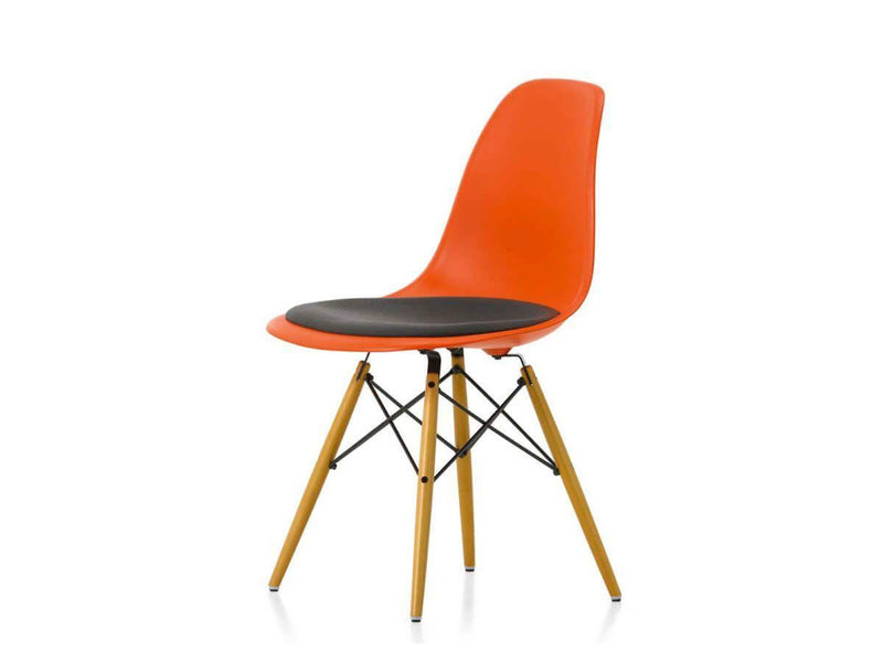 Vitra Eames Plastic Chair DSW Chair with Hopsak Cushion
