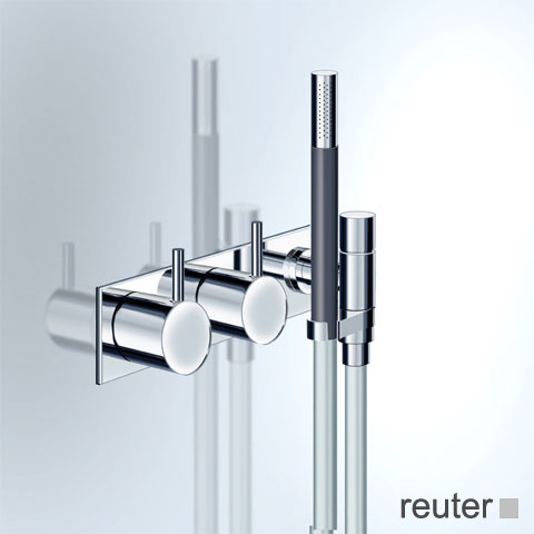 Vola 673RK two lever shower mixer