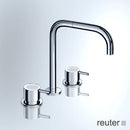 Vola KV3 Three Hole Basin Mixer