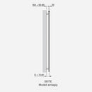 Zehnder Universal Bathroom Radiator for Hot Water or Mixed Operation