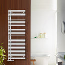 Zehnder Forma Asym Towel Radiator for Hot Water or Mixed Operation